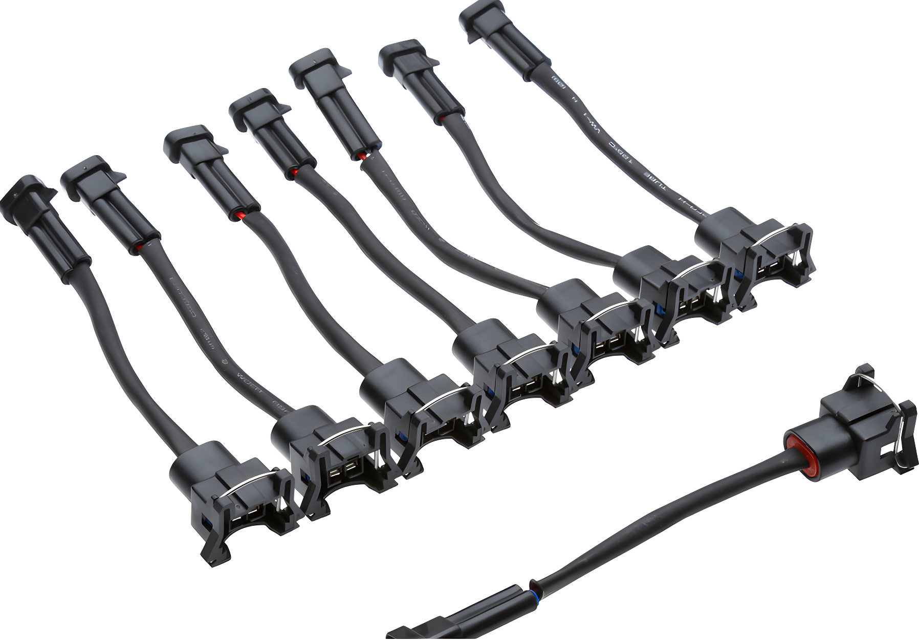 Wiring Specialties Adapter Complete - SR20DET Injector Adapter - Delphi / Truck to EV1 Swap for S13, S14, 240SX, RX7, 300ZX – Part WRS-INJ-ADP-DELEV1