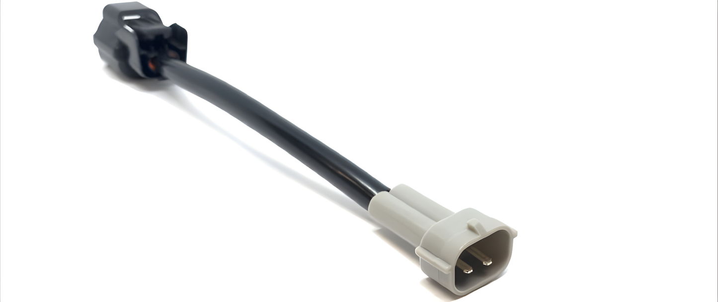 Wiring Specialties Adapter View - Injector Adapter - DENSO to Nissan Late Style (VG30-SR-KA-RB25) WRS-INJ-ADPT-DNSONISNW