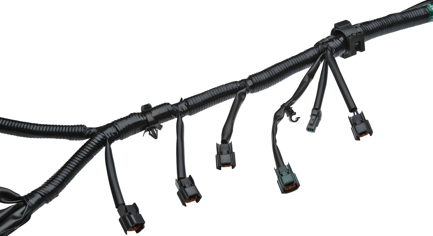 Wiring Specialties Closeup View - KA24DE Engine Harness for S14 240SX OEM SERIES WRS-S14KA-MAIN