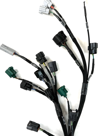 Wiring Specialties Closeup View - 13B-REW PRO Series Harness for Mazda FD RX7 93-95 RHD WRS-PRO13B-RX7-RHD