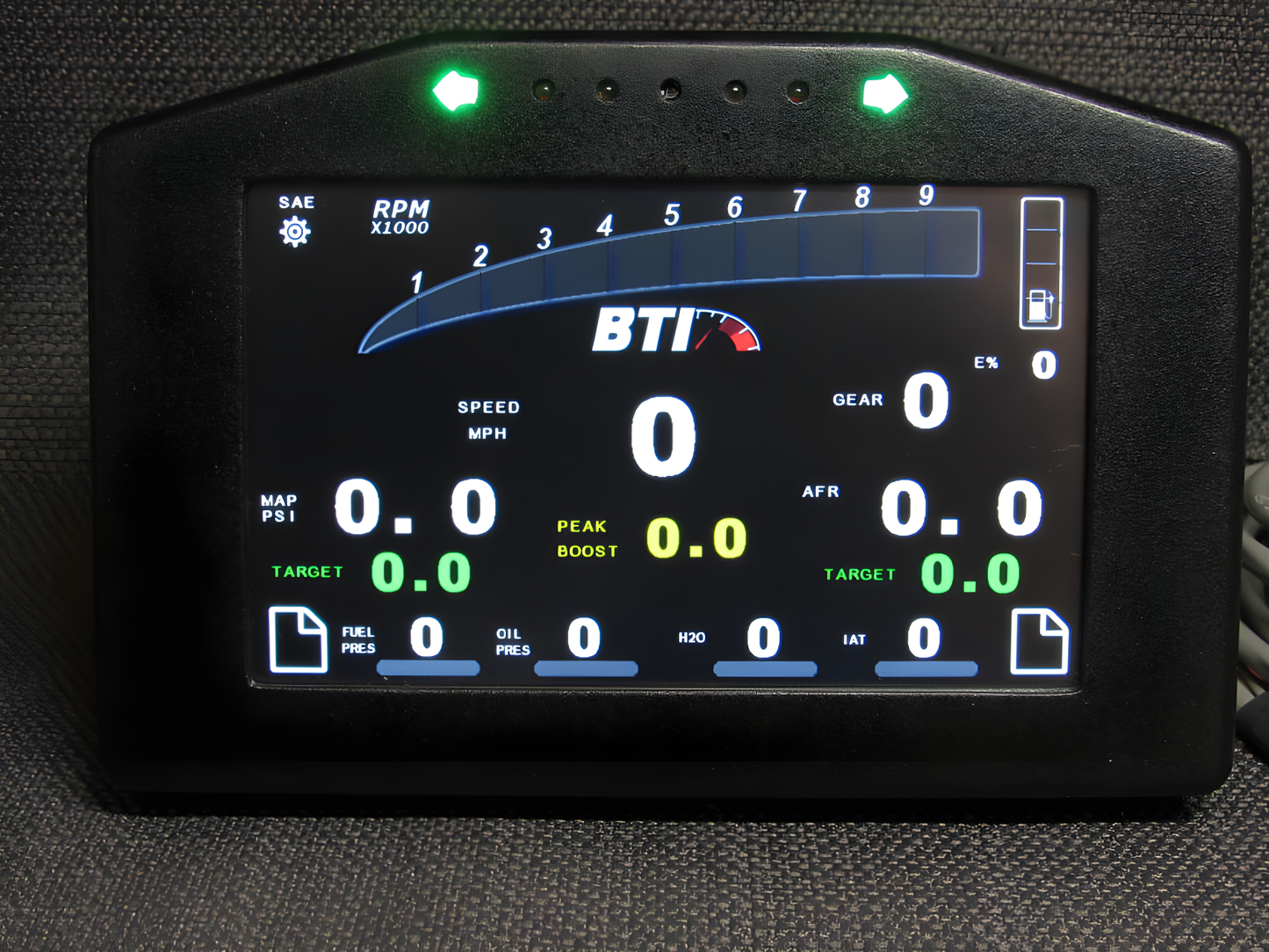Wiring Specialties Closeup View - SR20DET S13 BTI Digital Dash Kit Configurable BTI-DASH-INT
