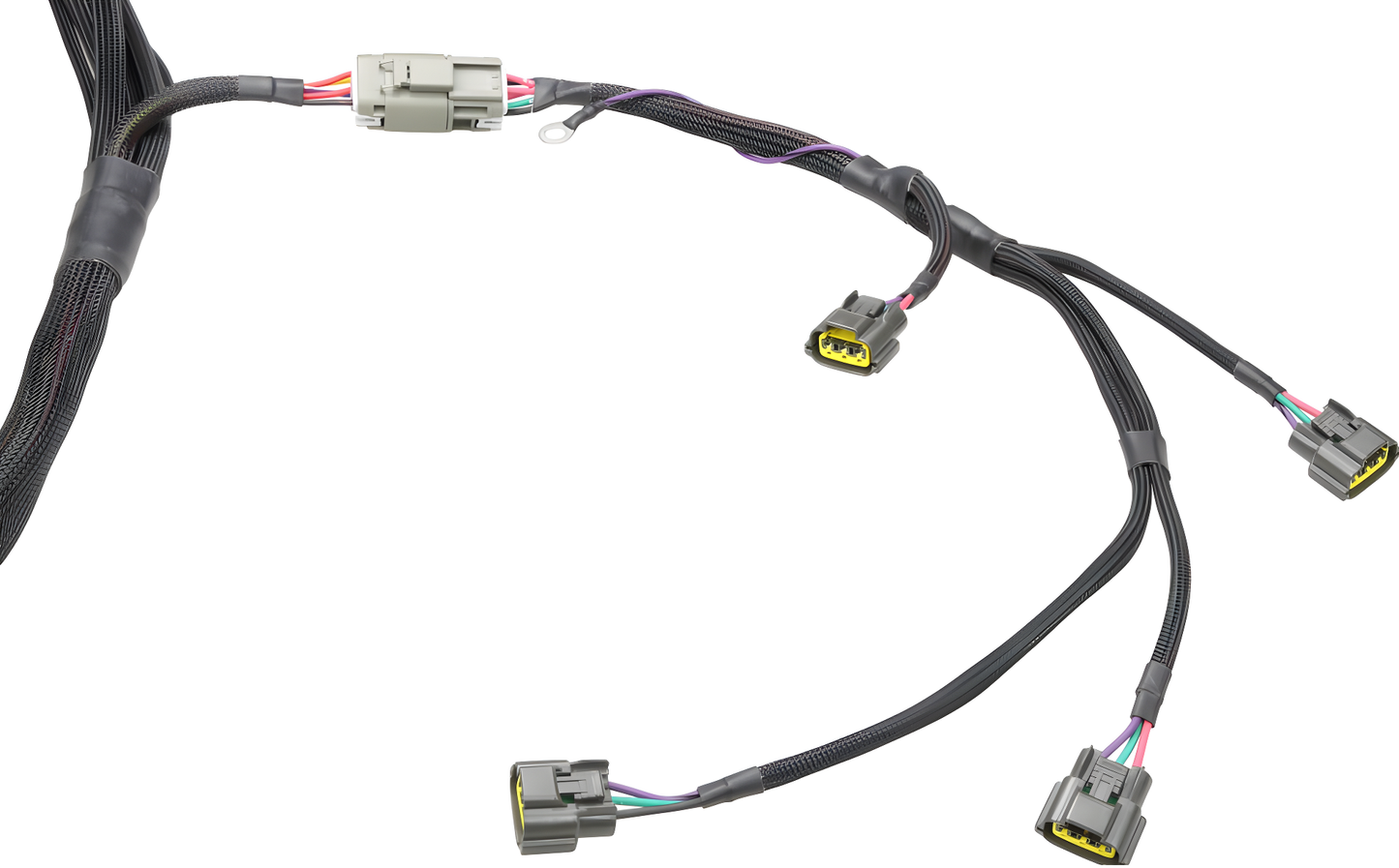 Wiring Specialties Closeup View - S14 SR20DET PRO Series Harness C33 Laurel WRS-PROS14SR20-C33