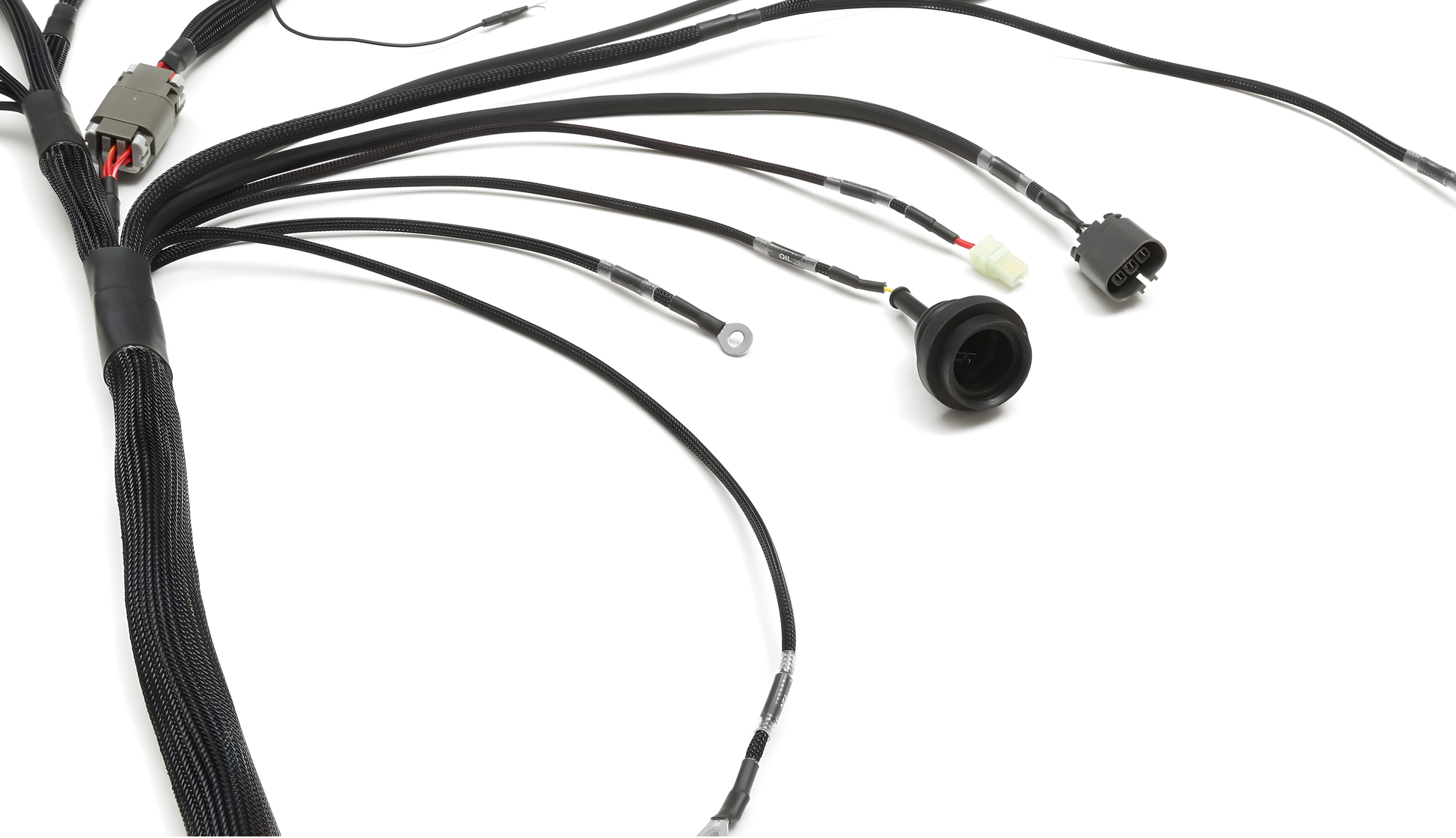Wiring Specialties Closeup View - S14 SR20DET PRO Series Harness WRS-PROS14SR20-FRS-BRZ