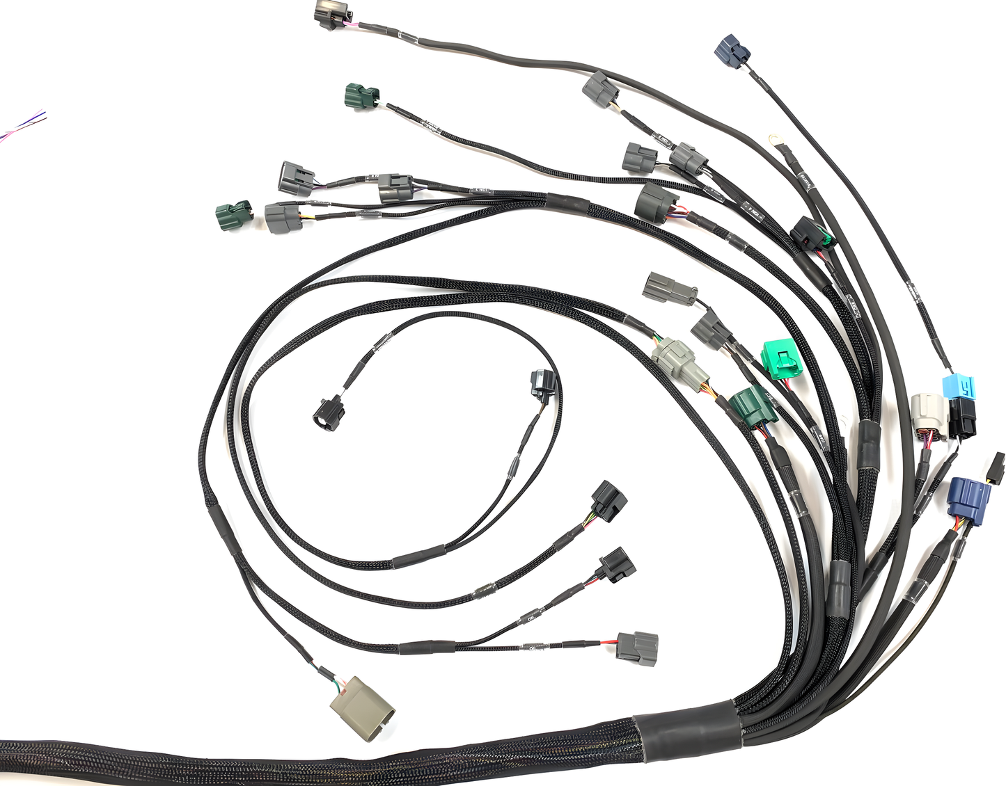 Wiring Specialties Closeup View - VQ35DE PRO Series Harness for S13 240SX - WRS-PROVQ35-S13US