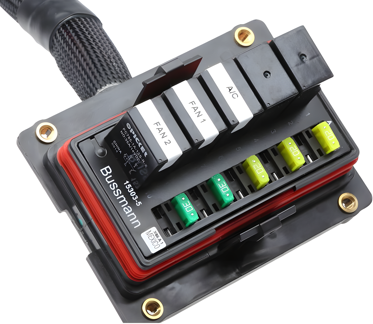 Wiring Specialties Connector Assembly - SR20DET Universal RACE Bussmann Interface Connector for S13 Fused Relays Flying Leads 2 Connectors Wire WRS-BUSSMAN-INT