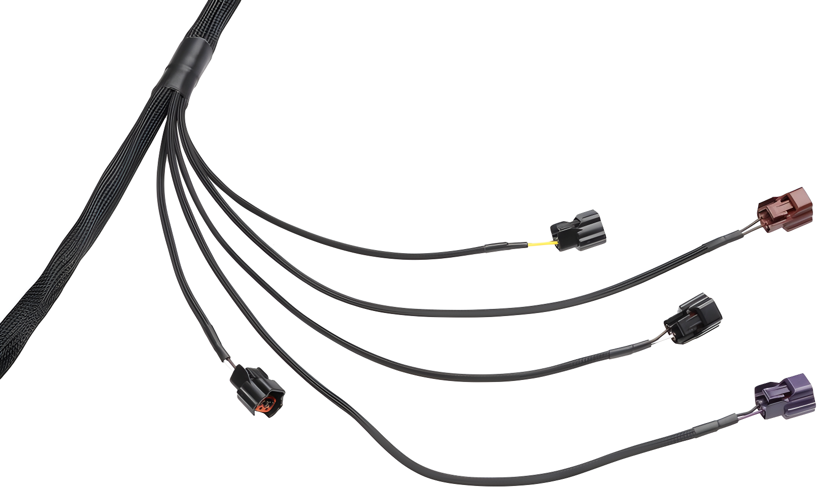 Wiring Specialties Connector Plug Closeup - RB20DET Harness for C33 Laurel (JDM RHD) - PRO SERIES WRS-PRORB20-C33