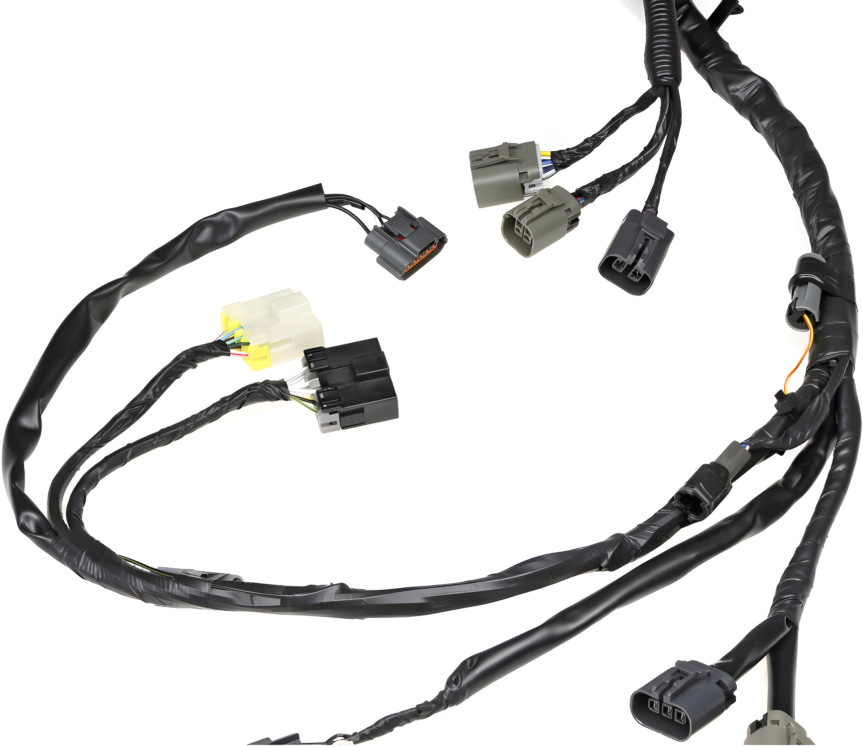 Wiring Specialties Connector Plug Closeup - RB26DETT Engine Harness for R32 Skyline GTR - OEM Series WRS-RB26R32-MAIN
