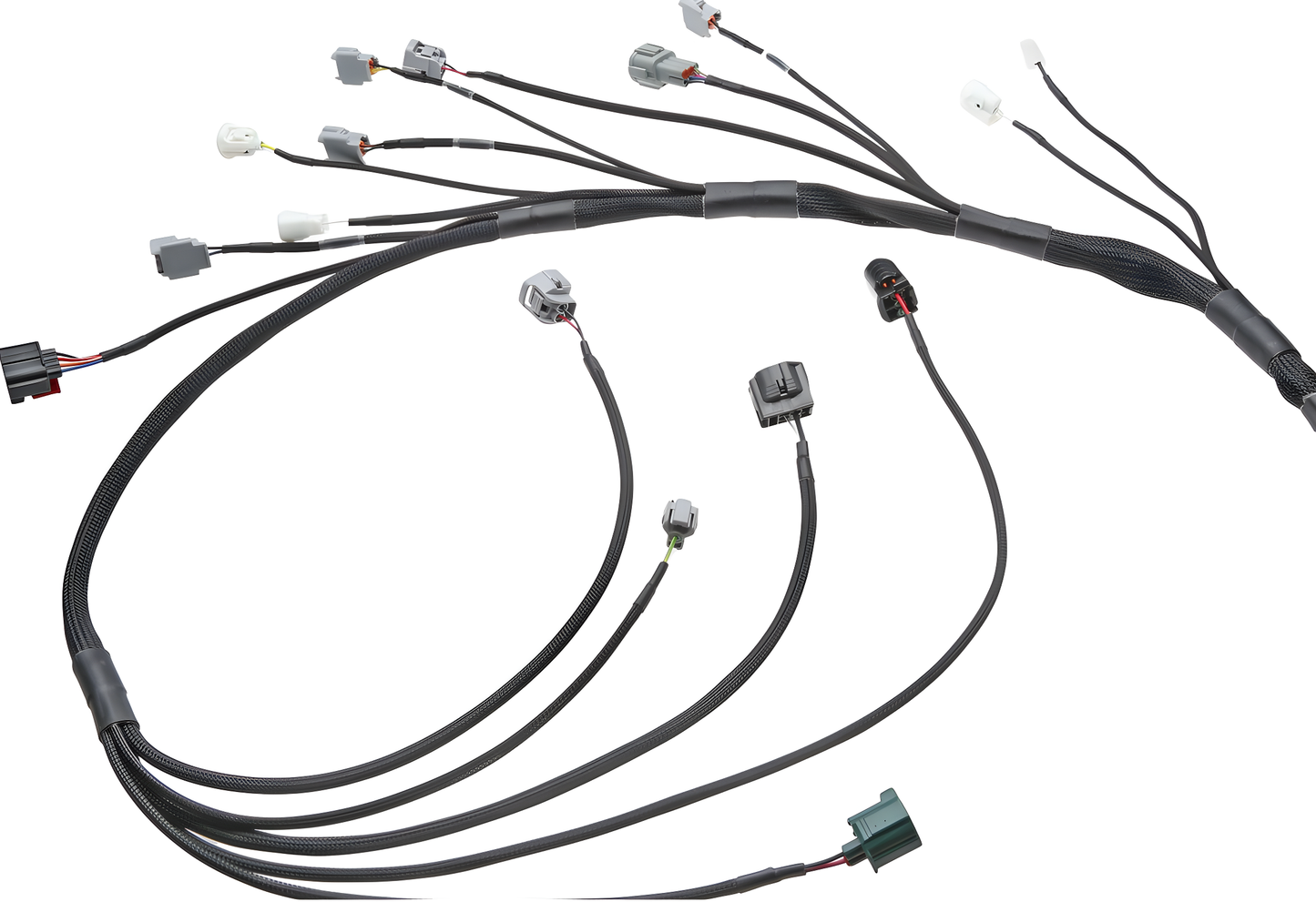 Wiring Specialties Connector Plug Closeup - 1JZGTE PRO Series Harness for USDM LHD V35 Infiniti G35 – Part WRS-PRO1JZ-G35
