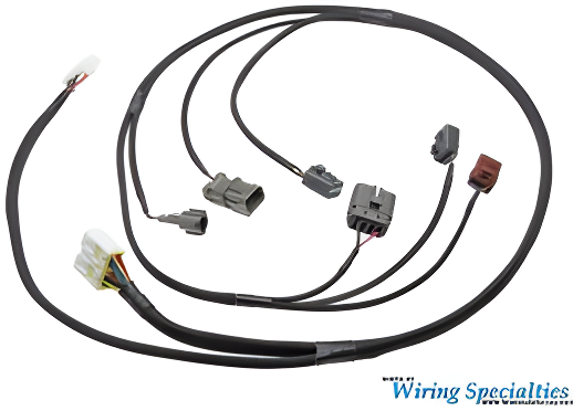 Wiring Specialties Connector Plug Closeup - CA18DET Harness for S13 200sx (LHD EURO) - PRO SERIES WRS-PROCA18-200SX