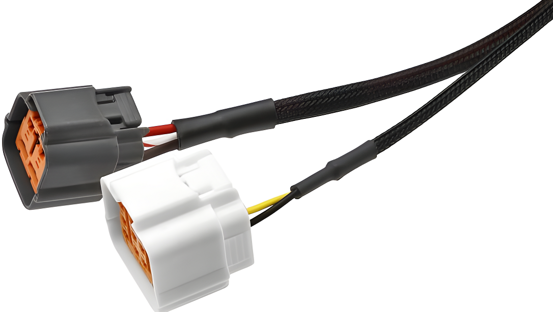 Wiring Specialties Connector Plug Closeup - RB25DET PRO Series Harness for Mazda RX7 FD - WRS-PRORB25-RX7