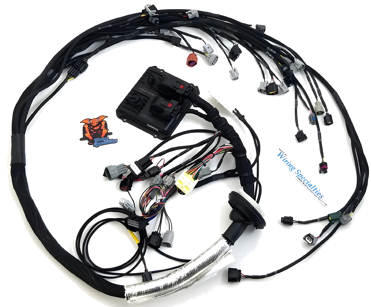Wiring Specialties Connector Plug Closeup - 1JZGTE VVTi PRO Series Harness for 300ZX Z32 – Part WRS-PRO1JZVVTI-Z32