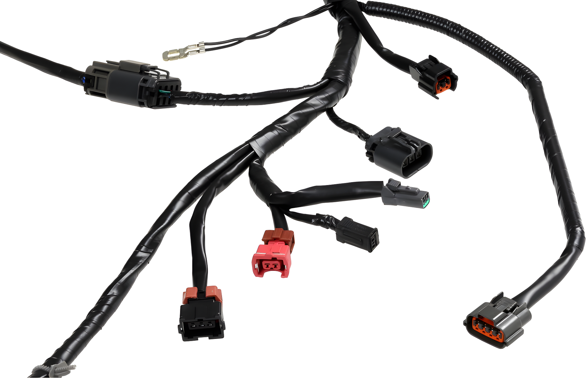 Wiring Specialties Connector Plug Closeup - KA24DE Engine Harness S13 240SX OEM Series WRS-KAS13-MAIN