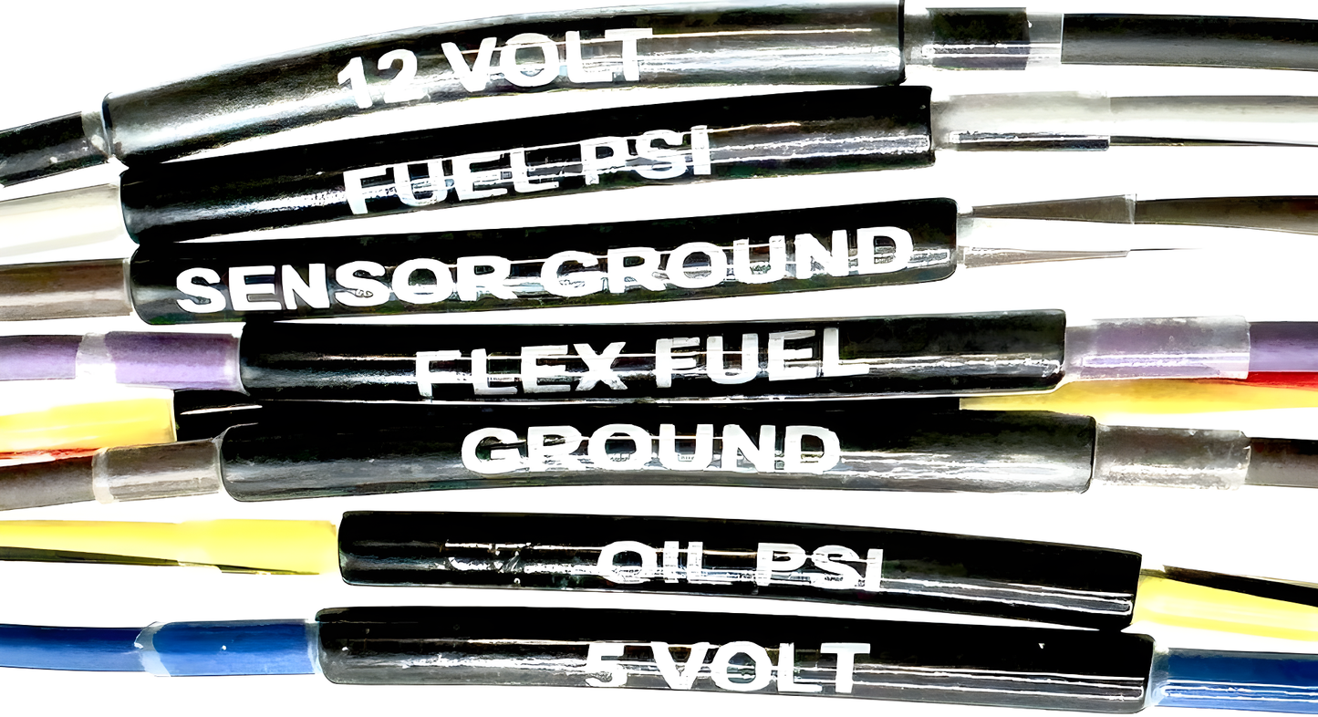 Wiring Specialties Detail Assembly - Four Sensor Subharness - Oil Temp, Oil Pressure, Fuel Pressure and Flex Fuel WRS-PNP-SENSOR
