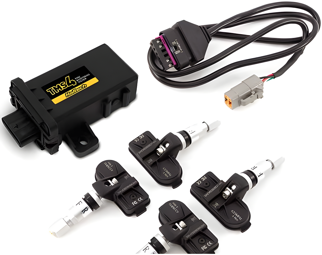 Wiring Specialties Detail Assembly - Haltech TMS-4 Tyre Monitoring System Internal Sensors Kit Standalone HT-011600