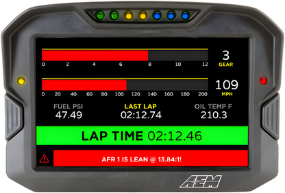 Wiring Specialties Detail Assembly - Non-Logging Display AEM CD-7 Carbon Enclosure AEM-30-5700
