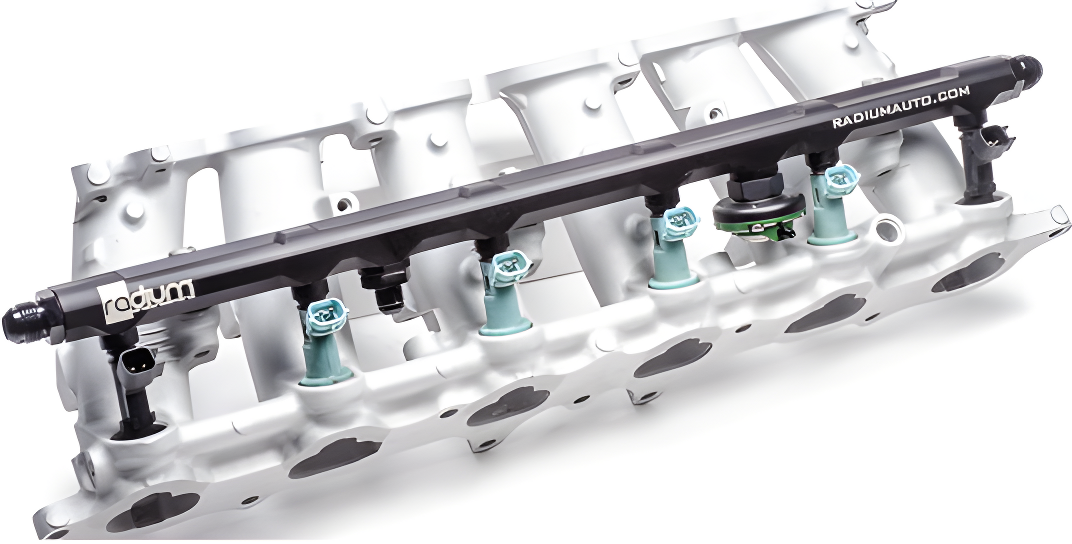 Wiring Specialties Detail Complete - Radium Top Feed Fuel Rail Kit for 2JZGE (20-0371)