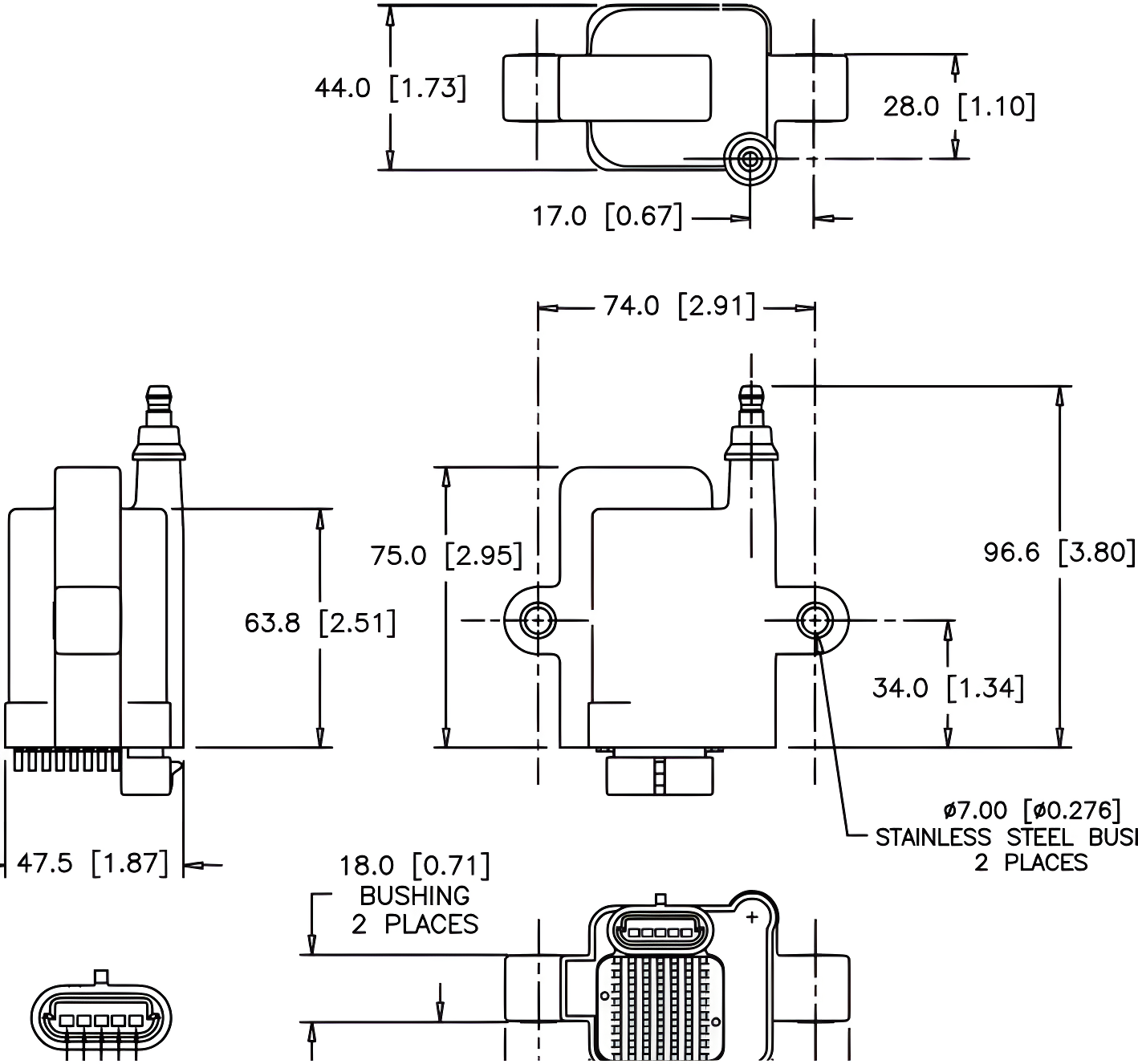 Wiring Specialties Full Length - AEM High Output IGBT Inductive Smart Coil ECU & Electronics AEM-30-2853