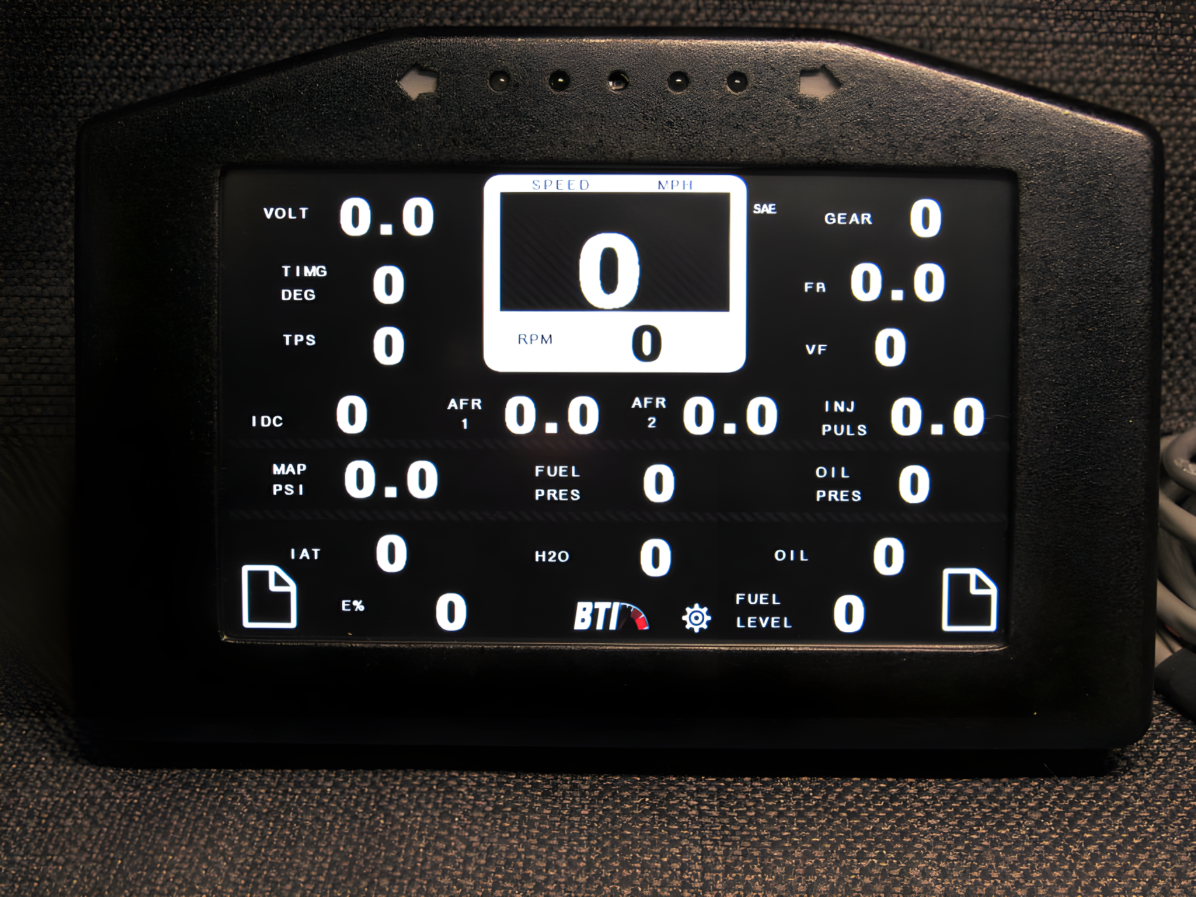 Wiring Specialties Label Specifications - SR20DET S13 BTI Digital Dash Kit Configurable BTI-DASH-INT