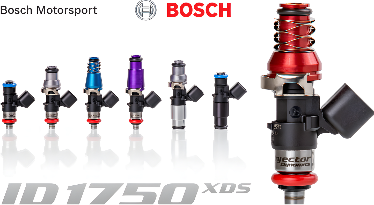 Wiring Specialties RB20DET Injector Dynamics 1750-XDS Top Feed Fuel Injectors Set of 6 Main Photo