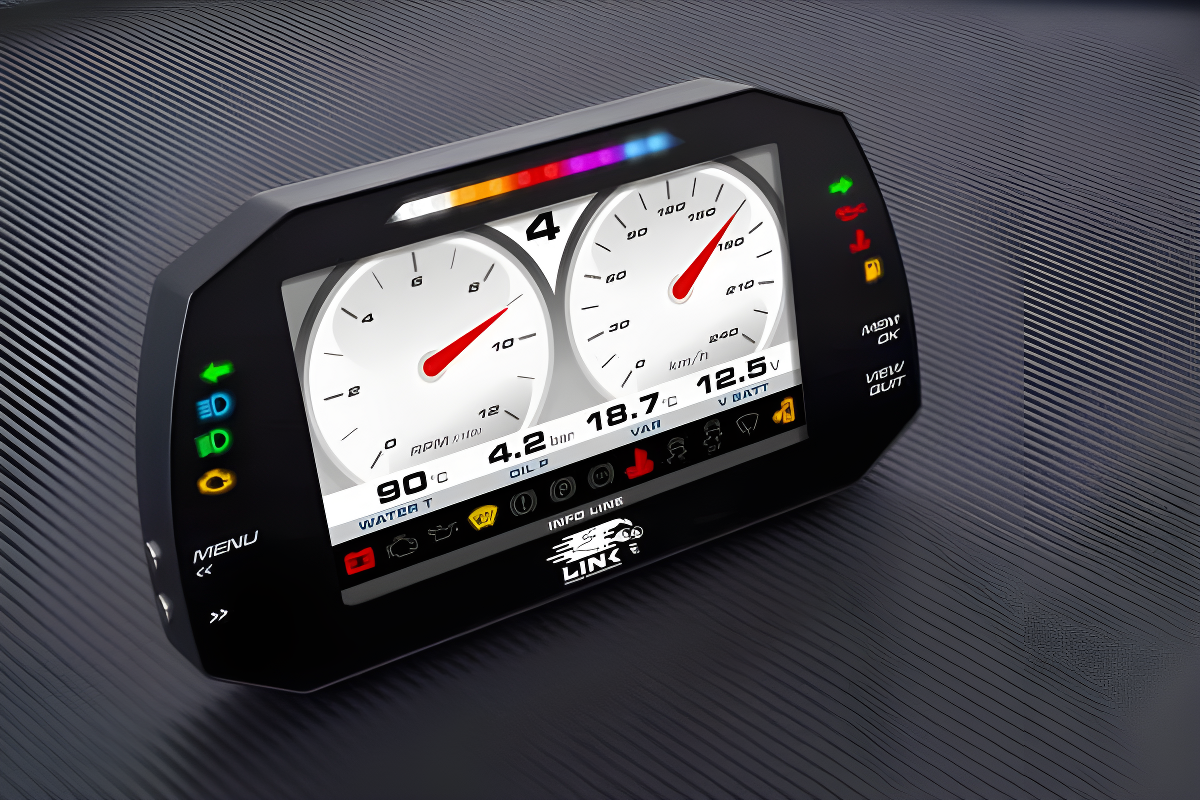 Wiring Specialties Product View - LINK AIM MXG 7 inch Digital Dash - Street Edition LINK-100-0172