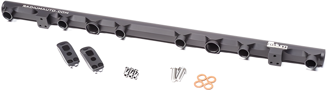 Wiring Specialties RB25DET NEO Radium Top Feed Fuel Rail Kit – CNC Machined 6063 Aluminum – Part 20-0537 Main Photo