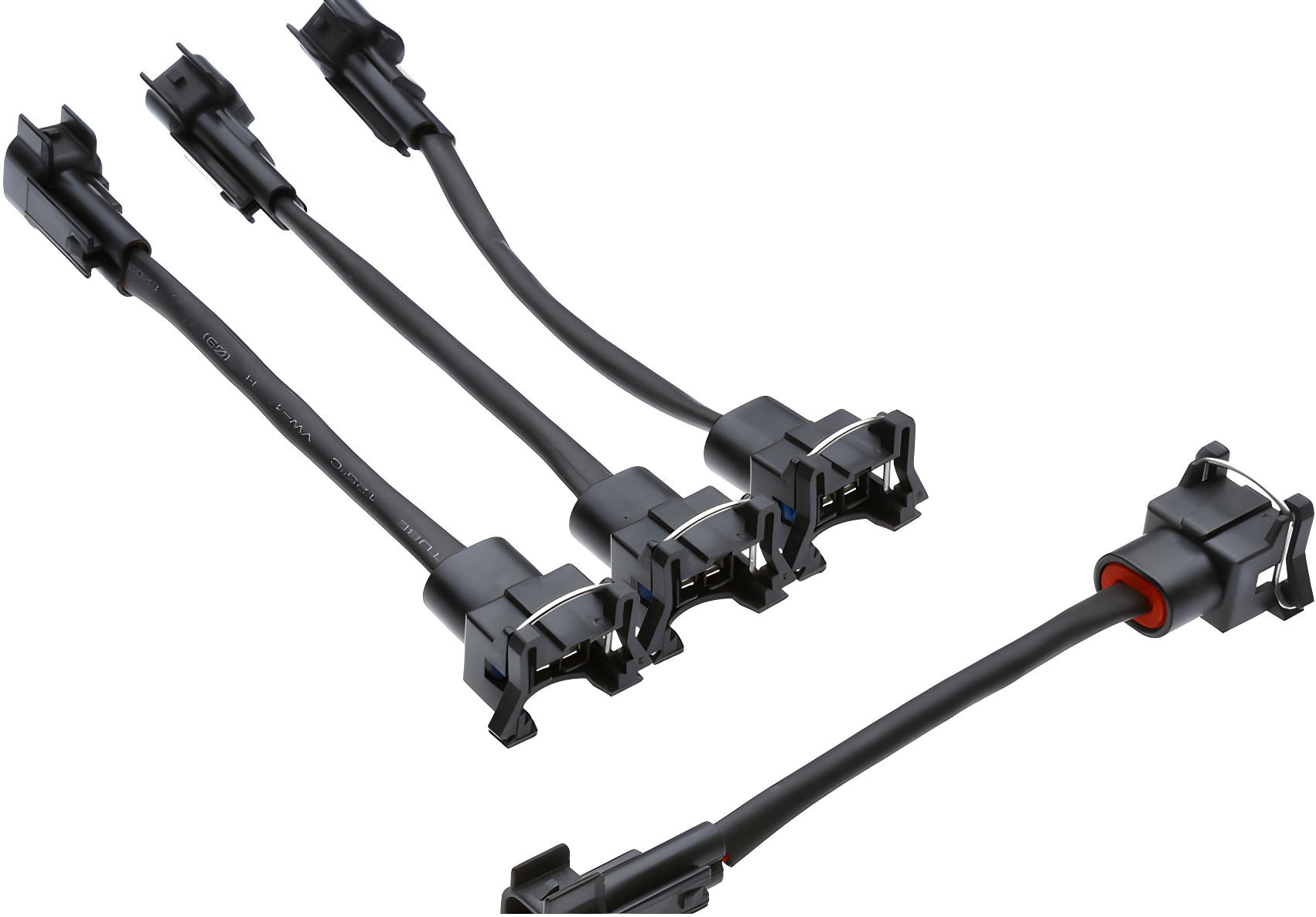 Wiring Specialties Sr20Det Adapter - SR20DET Injector Adapter - EV6 / EV14 / USCAR to EV1 Swap Kit WRS-INJ-ADP-EV6EV1