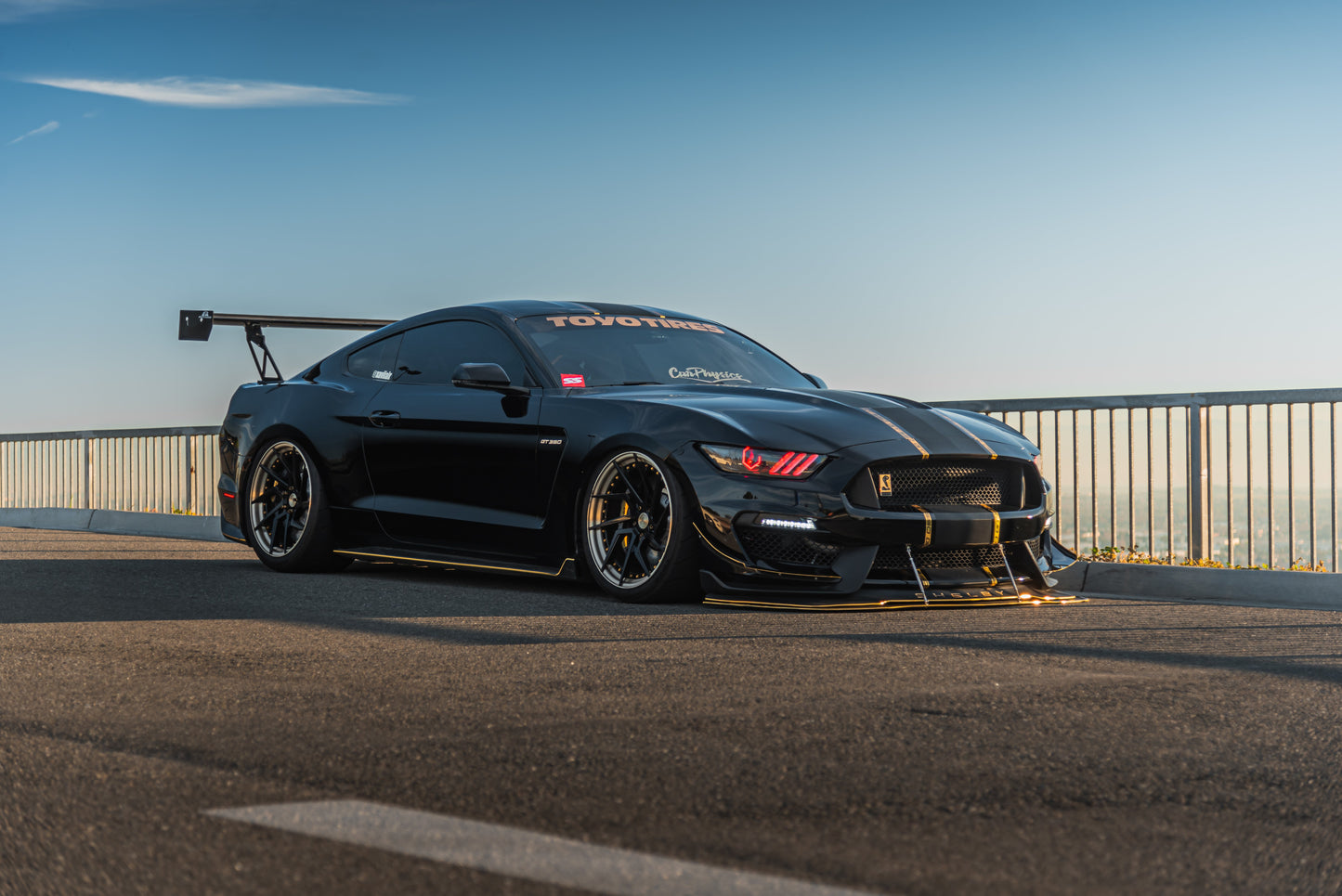 APR Ford Mustang S550 Shelby GT350 / GT350R Carbon Fiber Front Wind Splitter 2015-2023