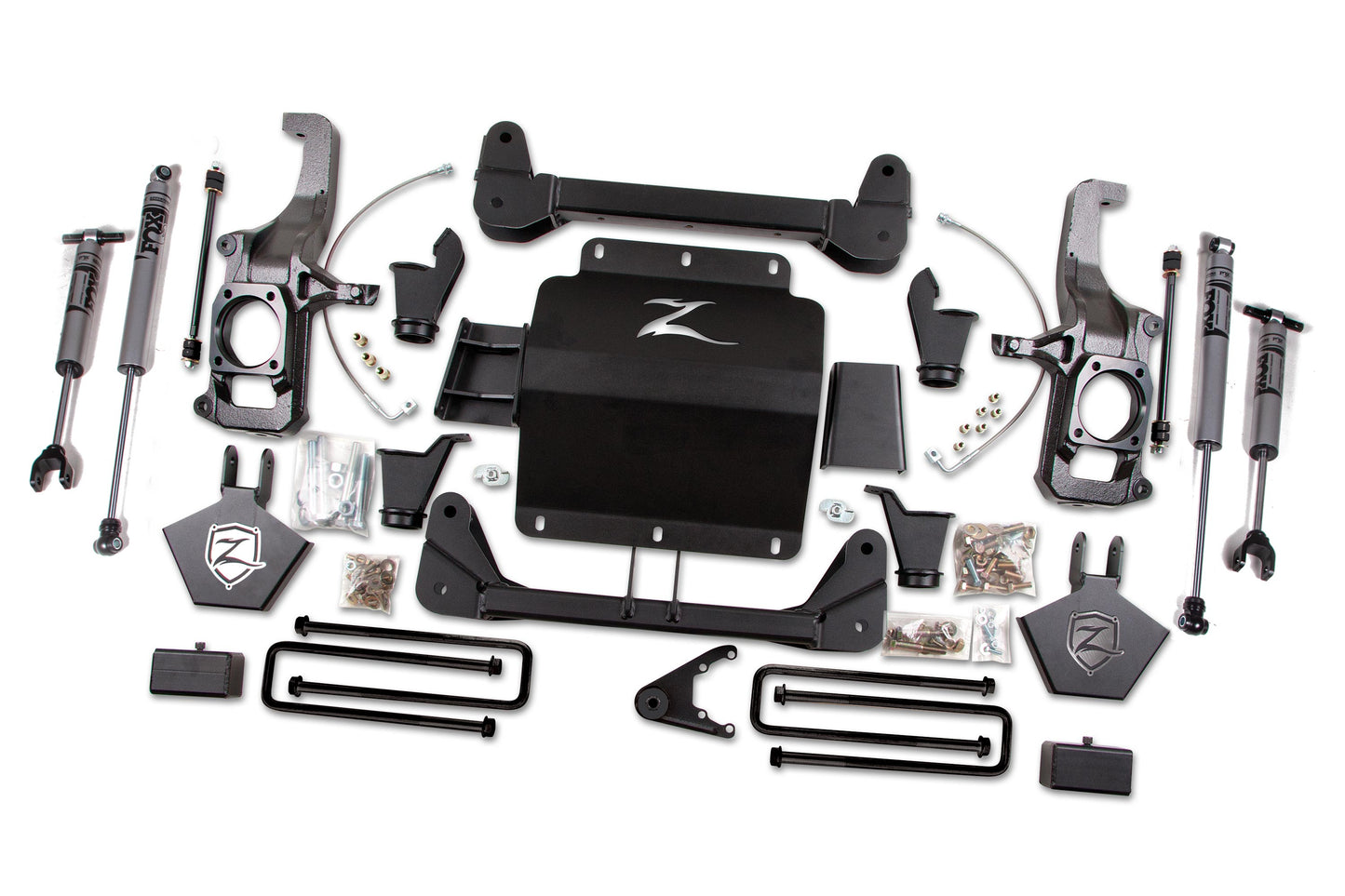 Zone Offroad 11-19 GM HD 5in System w/o Overload Fox ZONC12F