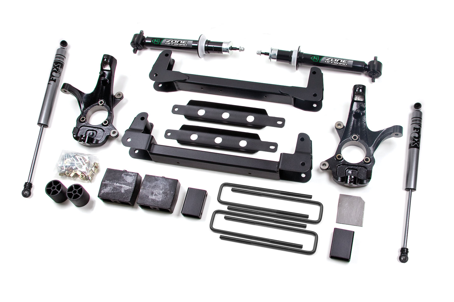 Zone Offroad 07-13 GM C1500 (2WD) 6.5in System - Fox ZONC2F