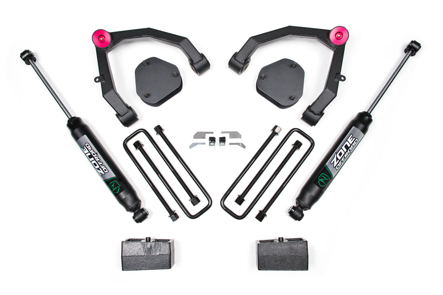 Zone Offroad 07-13 Chevy 1500 2WD 3.5in UCA System ZONC30N