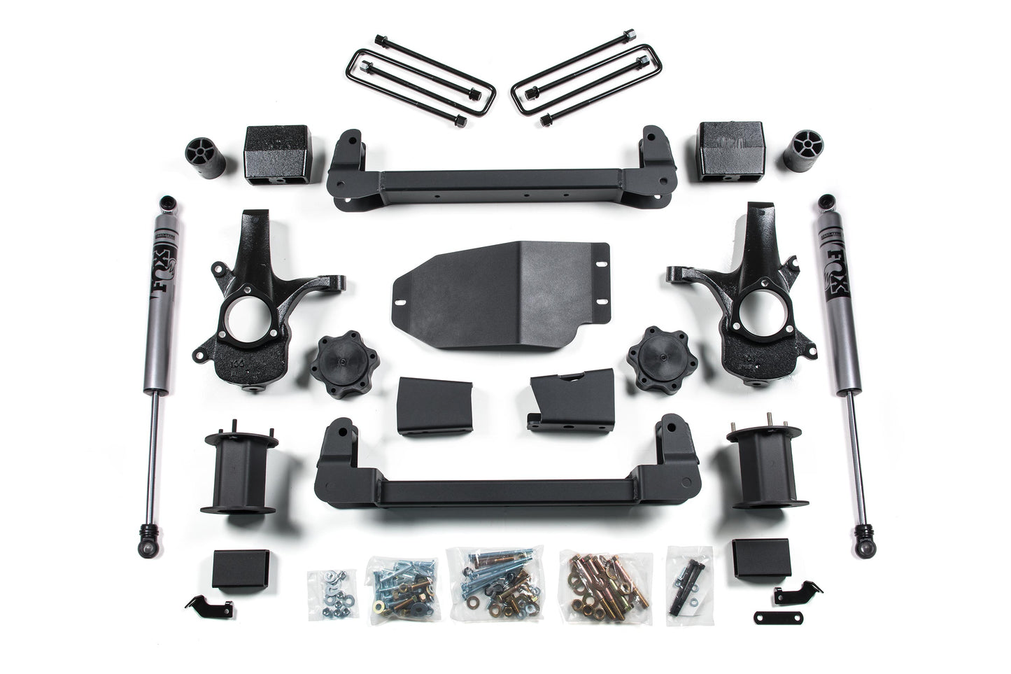 Zone Offroad 07-13 Chevy 1500 6.5in Lift System - Fox ZONC40F