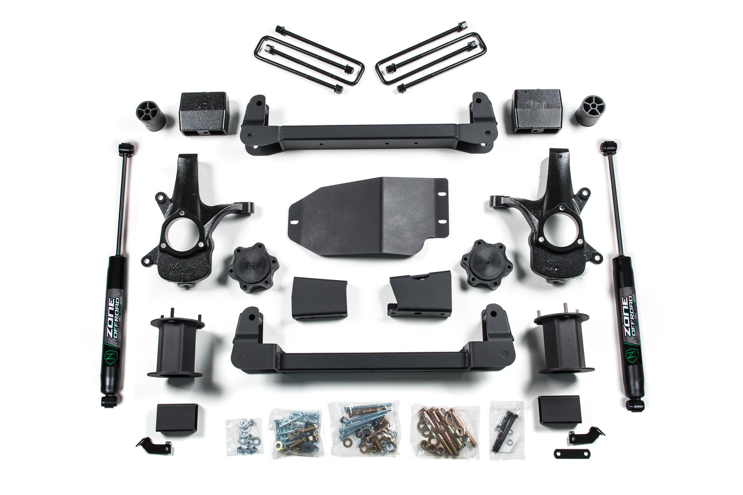Zone Offroad 07-13 Chevy 1500 6.5in Lift System ZONC40N