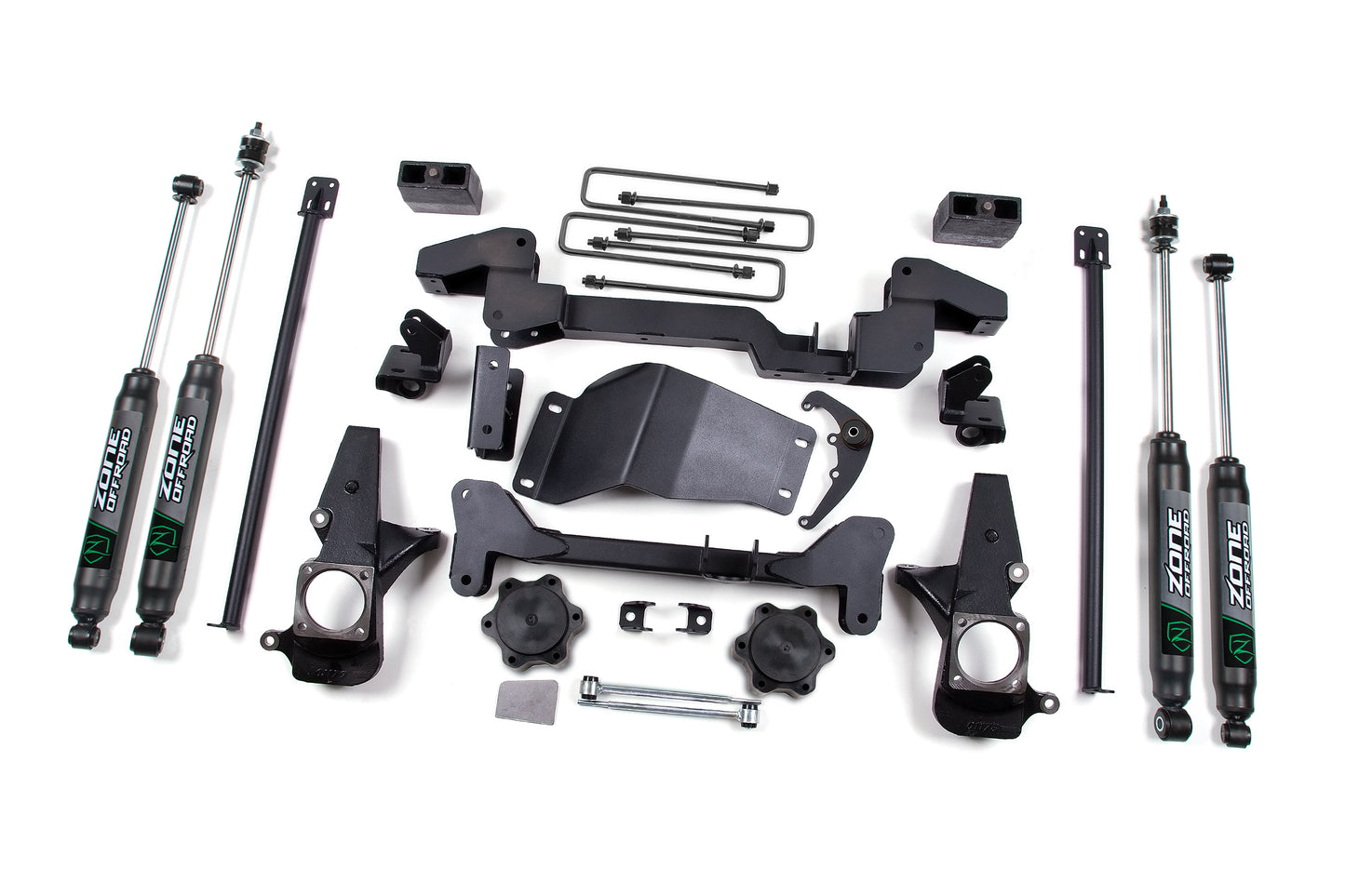 Zone Offroad 01-10 GM K2500 HD 6in Suspension System ZONC4N