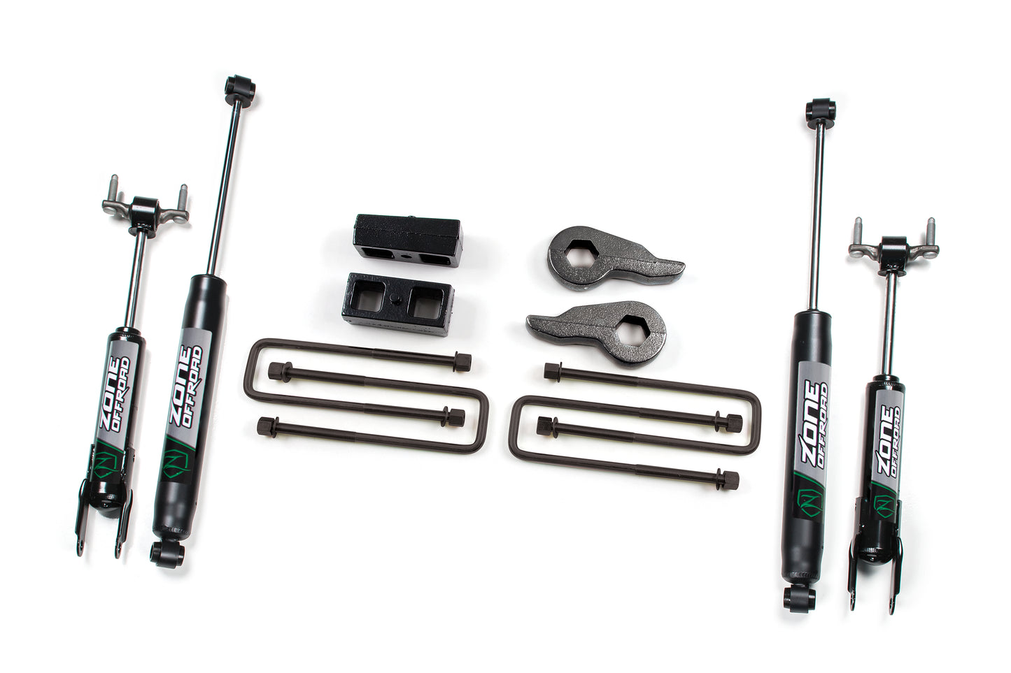 Zone Offroad 99-06 Chevy/GMC 1500 2in Lift Kit - Nitro Shocks ZONC54N