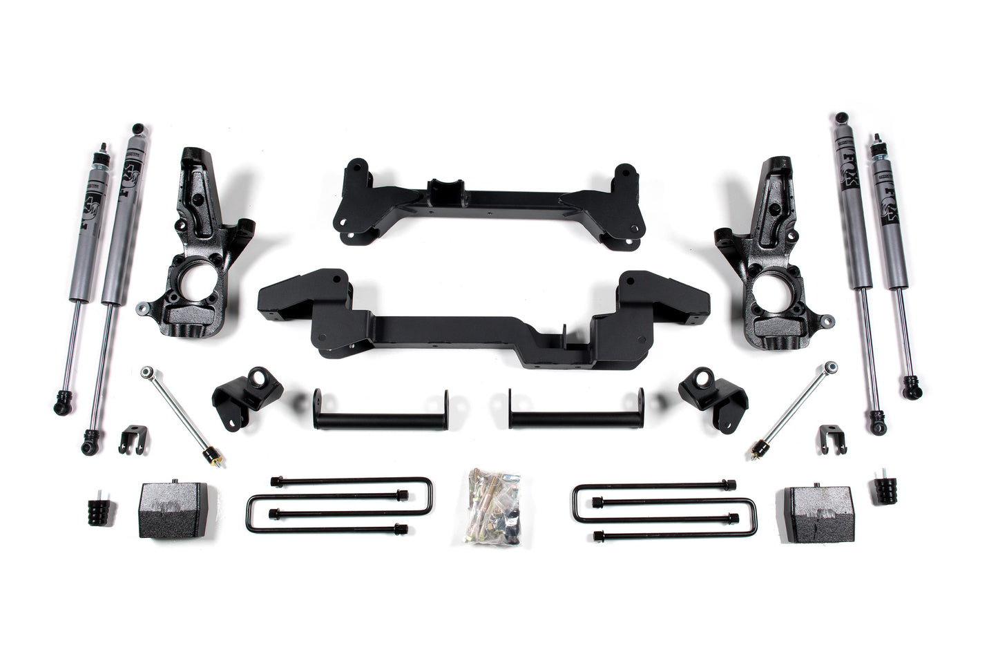 Zone Offroad 01-10 GM C2500 HD 6in Suspension Lift - Fox ZONC5F