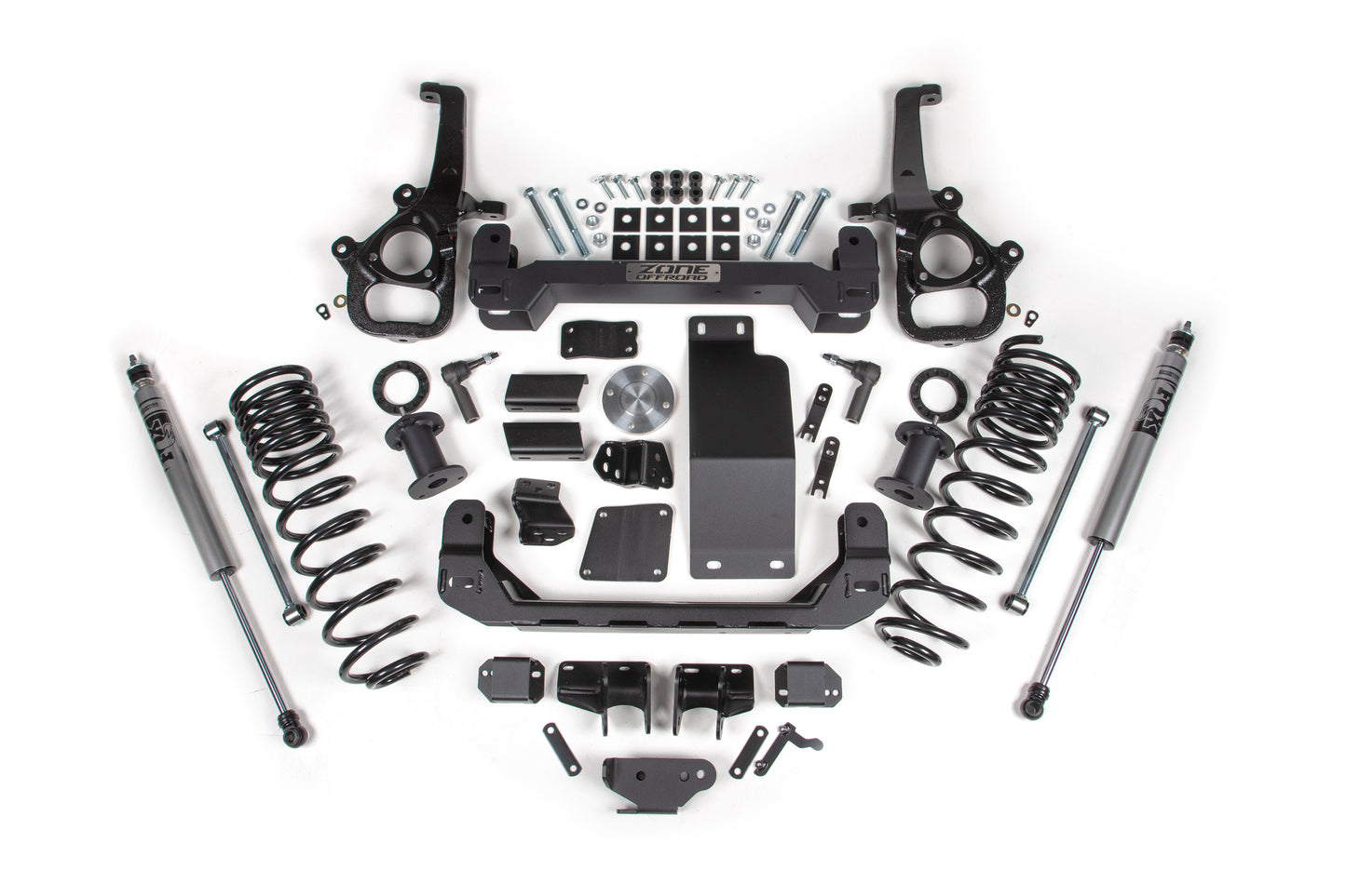 Zone Offroad 2025 Ram 1500 4WD 6in Front 5in Rear Susp. Lift System - Lrg Bore - Fox Adv Rear Shocks ZOND150F
