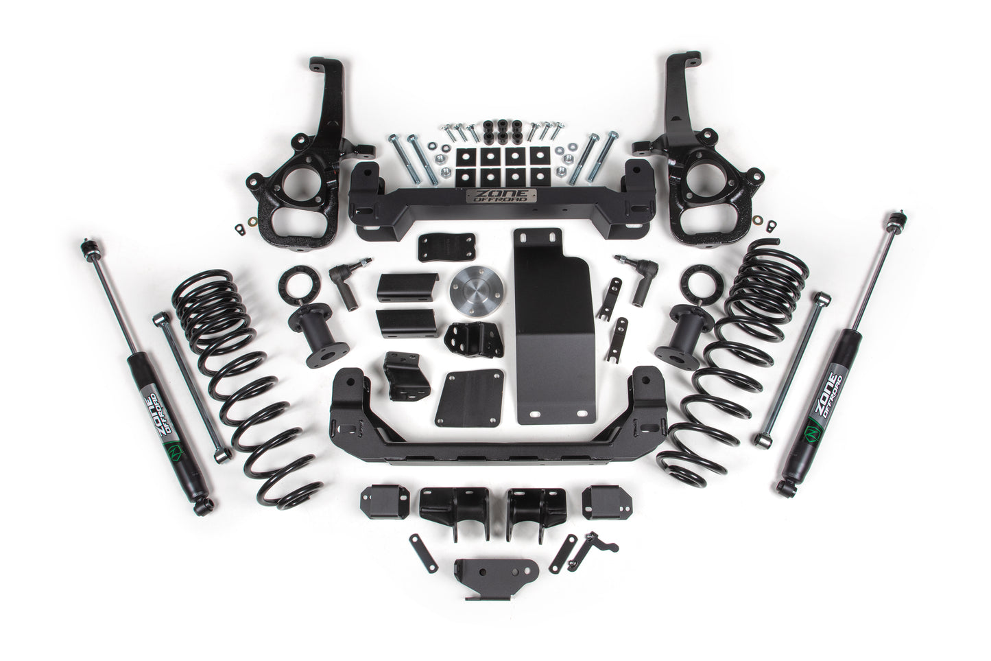 Zone Offroad 2025 Ram 1500 4WD 6in Front 5in Rear Susp. Lift System - Large Bore - Nitro Rear Shocks ZOND150N