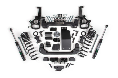Zone Offroad 2025 Ram 1500 4WD 6in Front 5in Rear Susp. Lift System - Large Bore - Nitro Rear Shocks ZOND150N