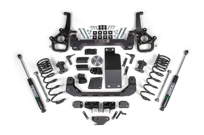Zone Offroad 2025 Ram 1500 4WD 4in Front 3in Rear Susp. Lift System - Std Bore - Nitro Rear Shocks ZOND151N
