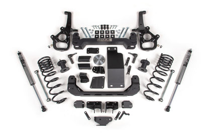 Zone Offroad 2025 Ram 1500 4WD 4in Front 3in Rear Susp. Lift System - Lrg Bore - Fox Adv Rear Shocks ZOND152F