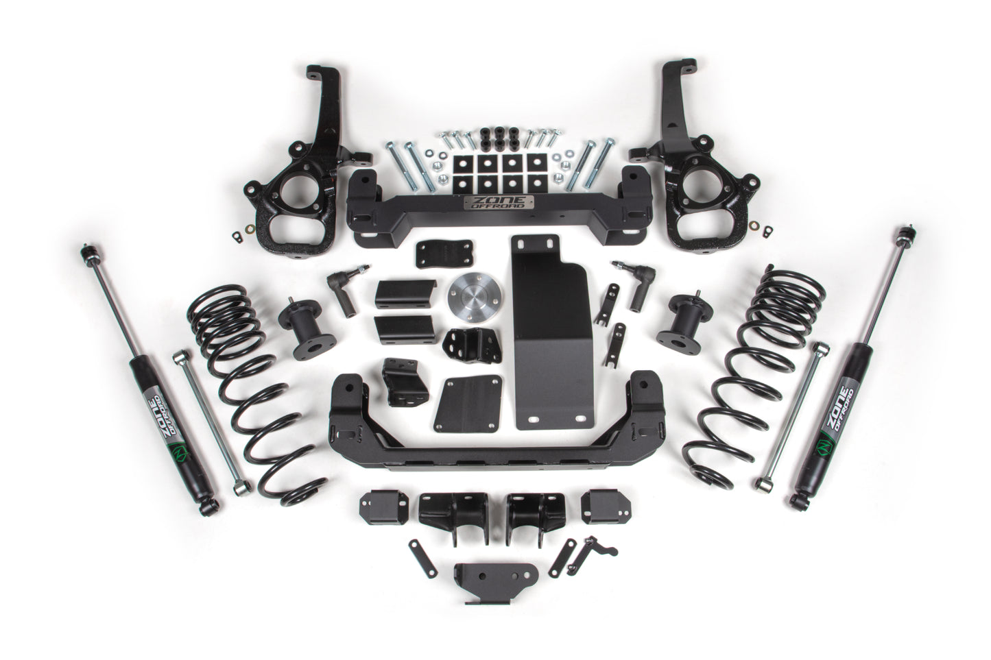 Zone Offroad 2025 Ram 1500 4WD 4in Front 3in Rear Susp. Lift System - Large Bore - Nitro Rear Shocks ZOND152N