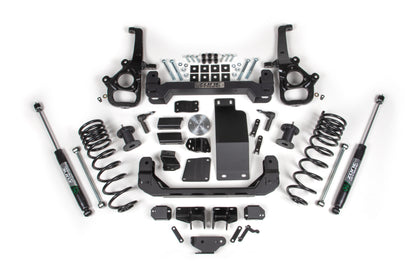 Zone Offroad 2025 Ram 1500 4WD 4in Front 3in Rear Susp. Lift System - Large Bore - Nitro Rear Shocks ZOND152N