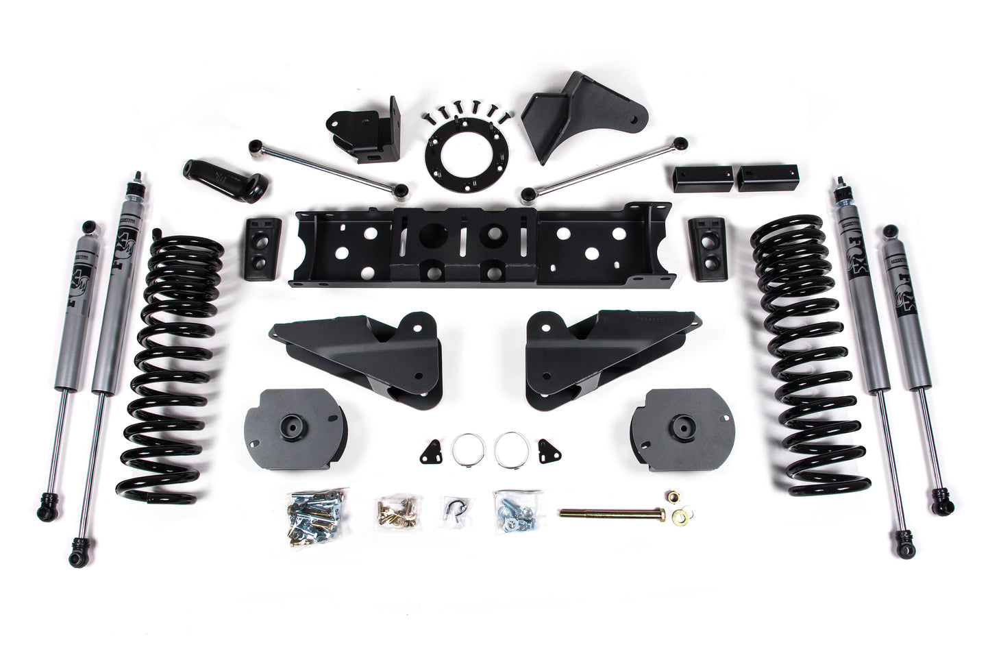 Zone Offroad 19-20 Ram 2500 4in Radius Arm Bracket - Gas - Adventure Shocks ZOND77F