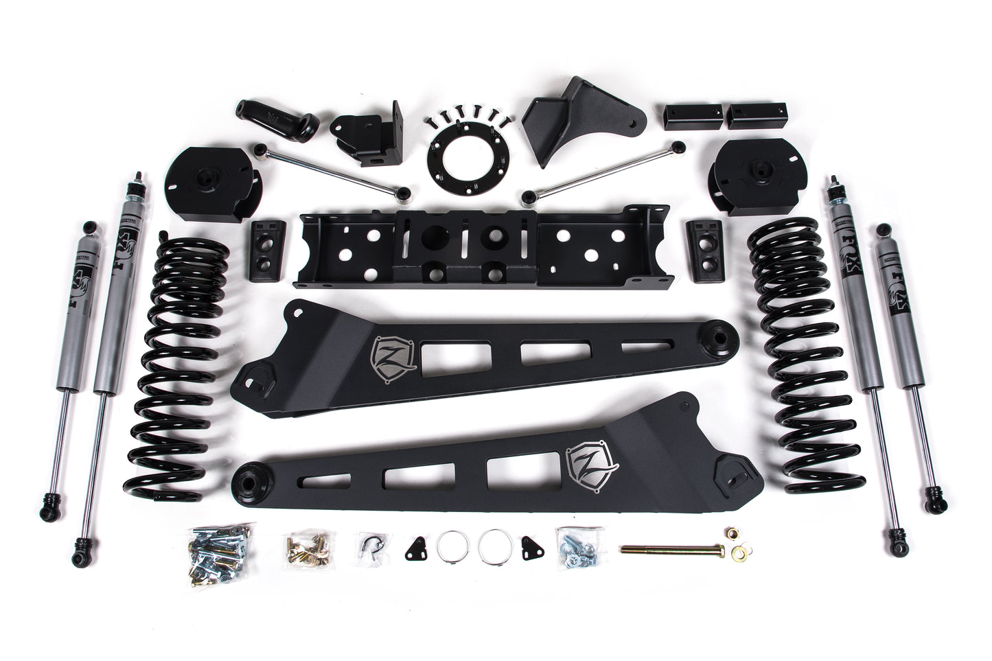Zone Offroad 2019 Ram 2500 4.5in Radius Arm Diesel - 6-Bolt T-Case - Fox Shocks ZOND78F