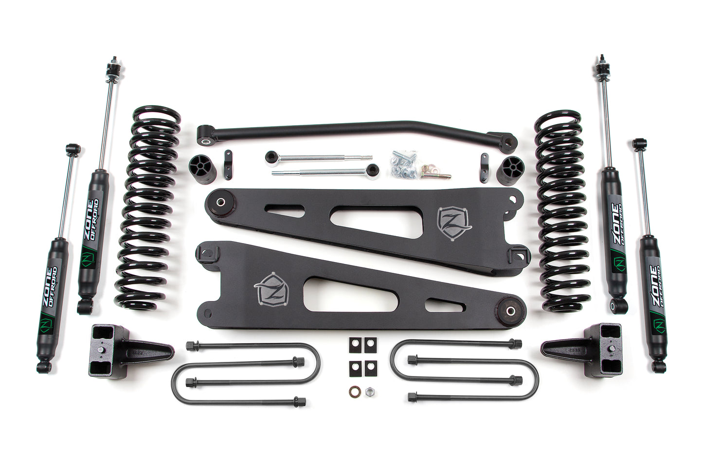 Zone Offroad 05-07 Ford SuperDuty 4in Radius Arm System - Diese ZONF21N
