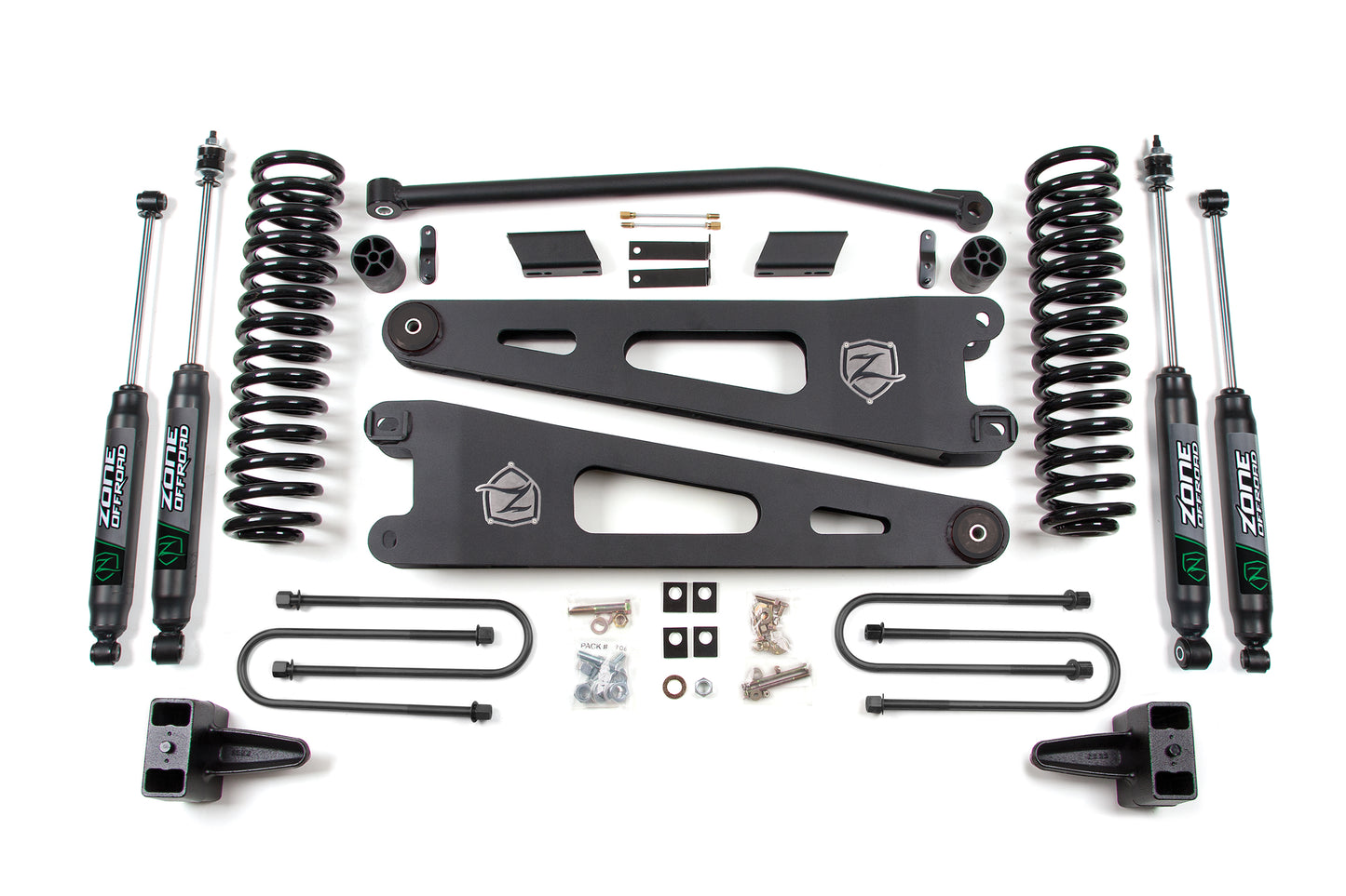 Zone Offroad 08-10 Ford SuperDuty 4in Radius Arm System - Diesel ZONF23N
