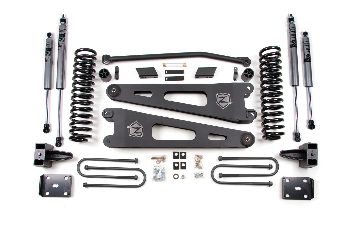 Zone Offroad 2011 Ford SuperDuty 4in Radius Arm System - Diesel w/Overload ZONF27F