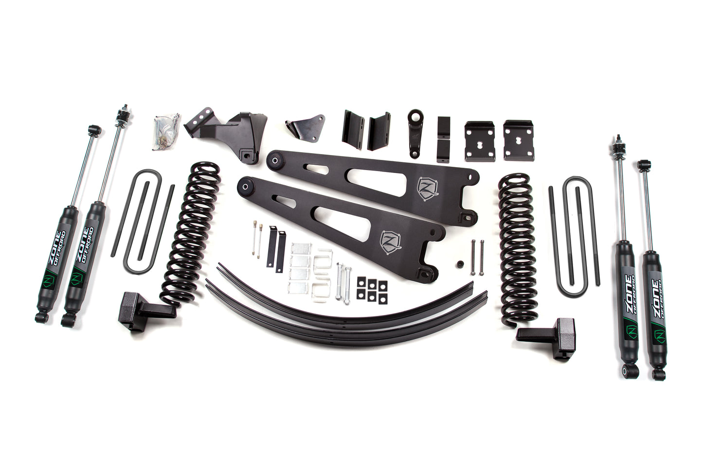 Zone Offroad 08-10 Ford SuperDuty 6in Gas w/Overload ZONF37N