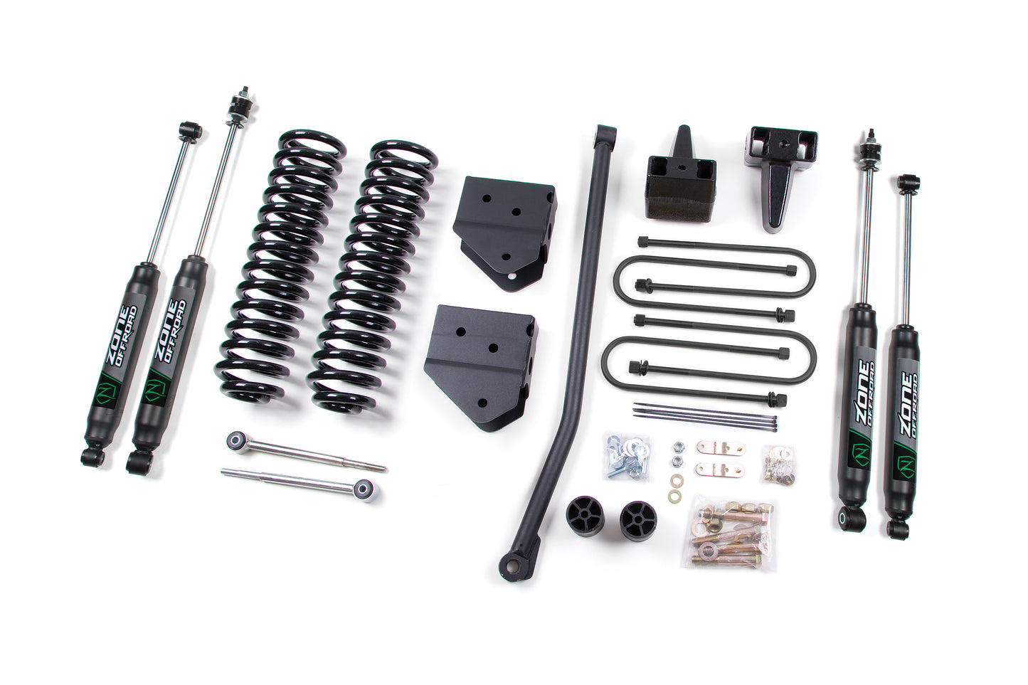 Zone Offroad 05-07 Ford F-250/350 Gas 4in System ZONF13N