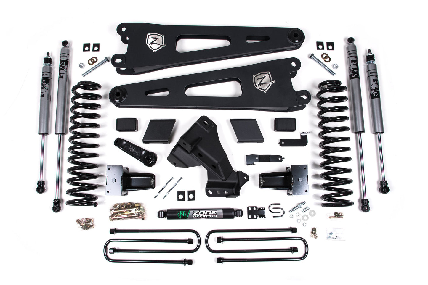 Zone Offroad 20-21 Ford F-250/F-350 6in Suspension Lift System- Fox Adv Shocks- Diesel ZONF64F